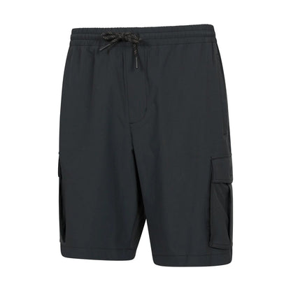 Black - Side - Mountain Warehouse Mens Everyday Cargo Shorts