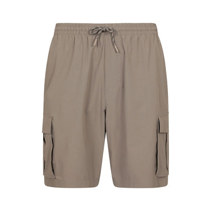 Beige - Front - Mountain Warehouse Mens Everyday Cargo Shorts