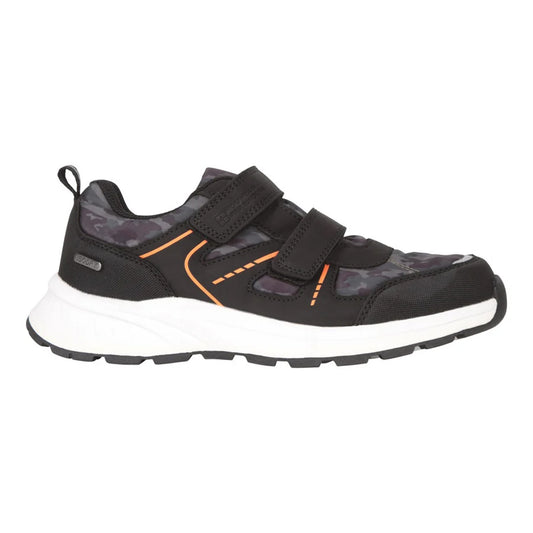 Orange - Front - Mountain Warehouse Childrens-Kids Jupiter Adaptive Camo Waterproof Walking Boots