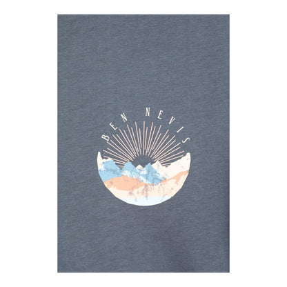 Dark Blue - Lifestyle - Mountain Warehouse Womens-Ladies Ben Nevis Organic T-Shirt