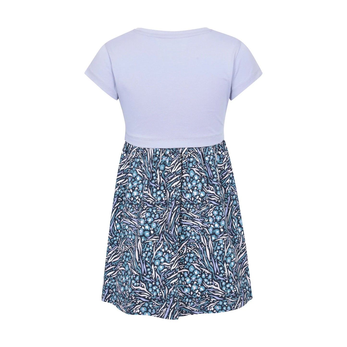 Purple - Back - Mountain Warehouse Girls Petal Abstract Midi Dress