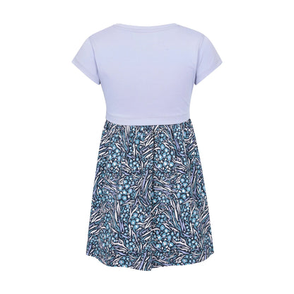 Purple - Back - Mountain Warehouse Girls Petal Abstract Midi Dress