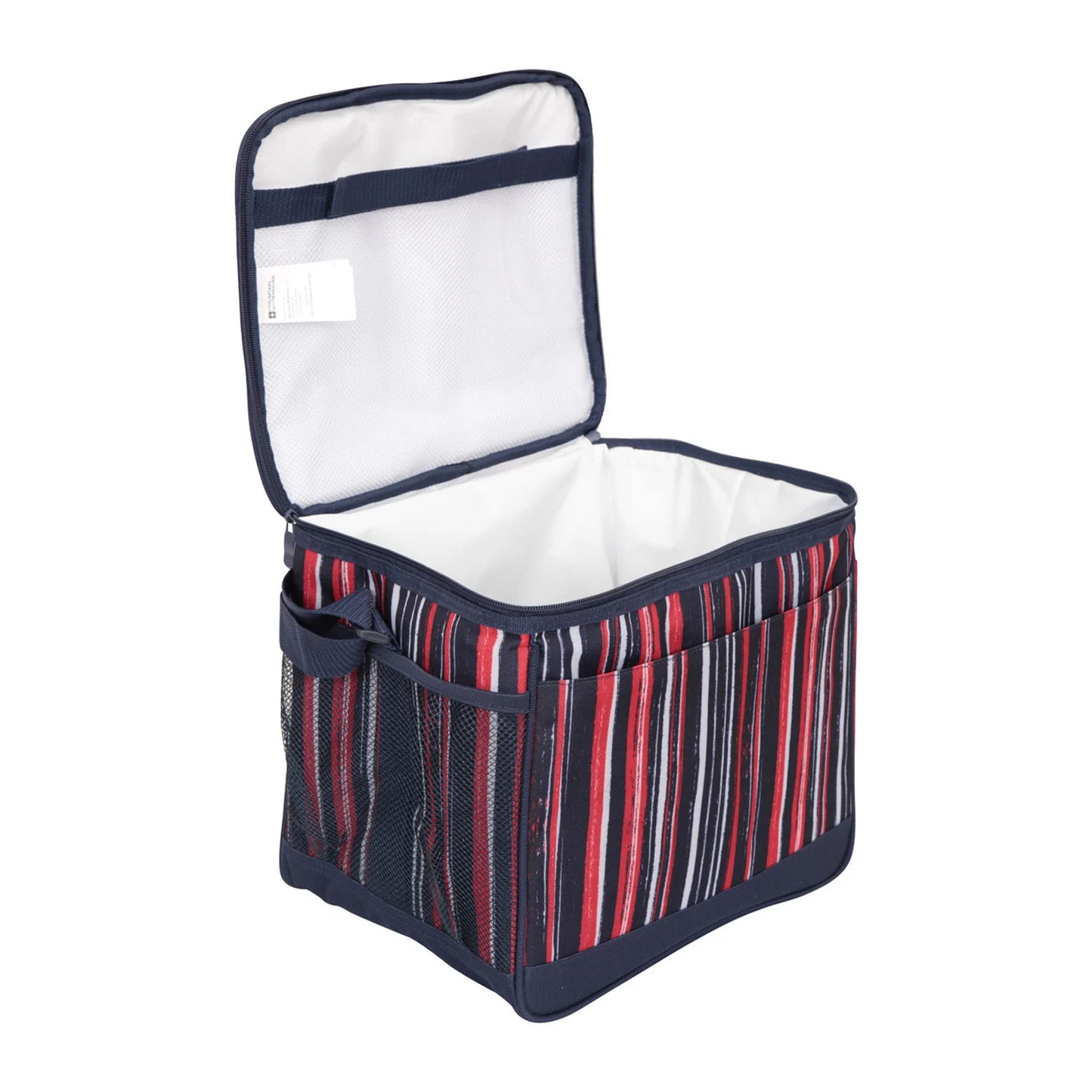 Dark Blue - Lifestyle - Mountain Warehouse 25L Striped Cooler Bag