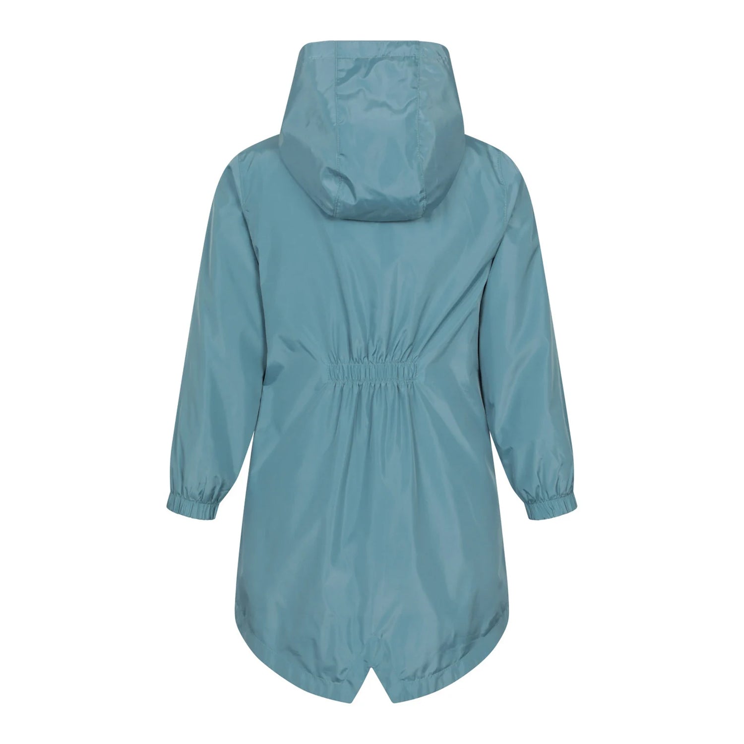 Teal - Back - Mountain Warehouse Childrens-Kids Flo Plain Water Resistant Jacket