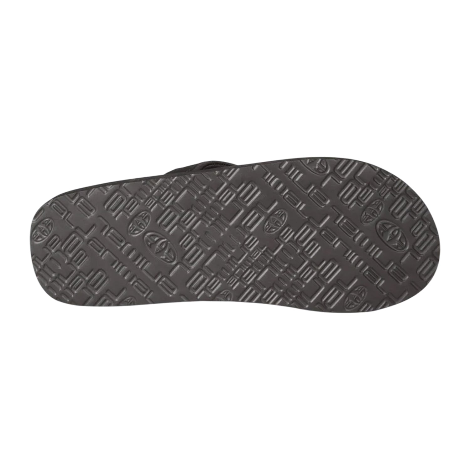 Dark Green - Side - Animal Mens Jekyl Leaves Logo Flip Flops