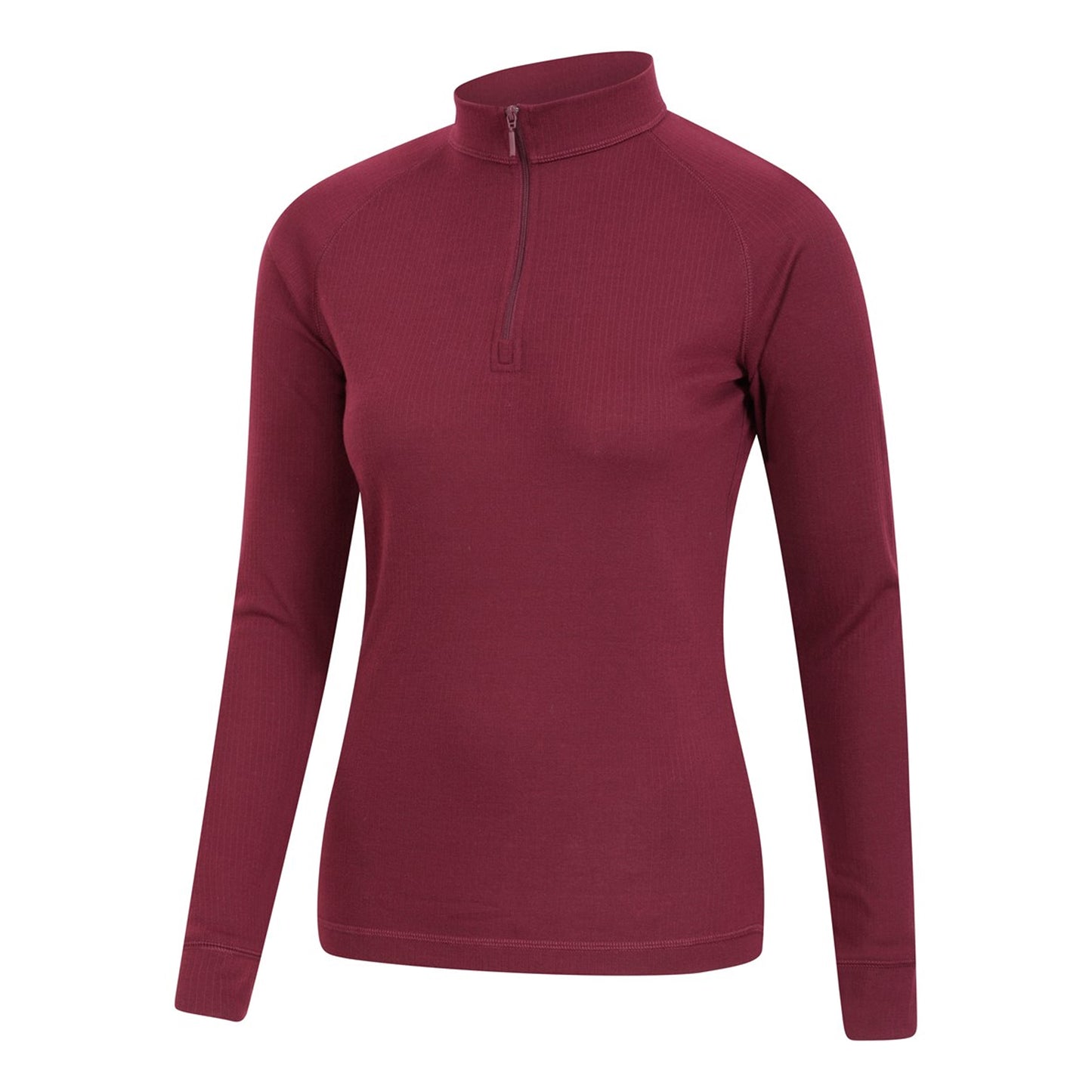 Black - Lifestyle - Mountain Warehouse Womens-Ladies Talus Zip Neck Long-Sleeved Thermal Top