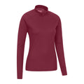 Pink - Back - Mountain Warehouse Womens-Ladies Talus Zip Neck Long-Sleeved Thermal Top
