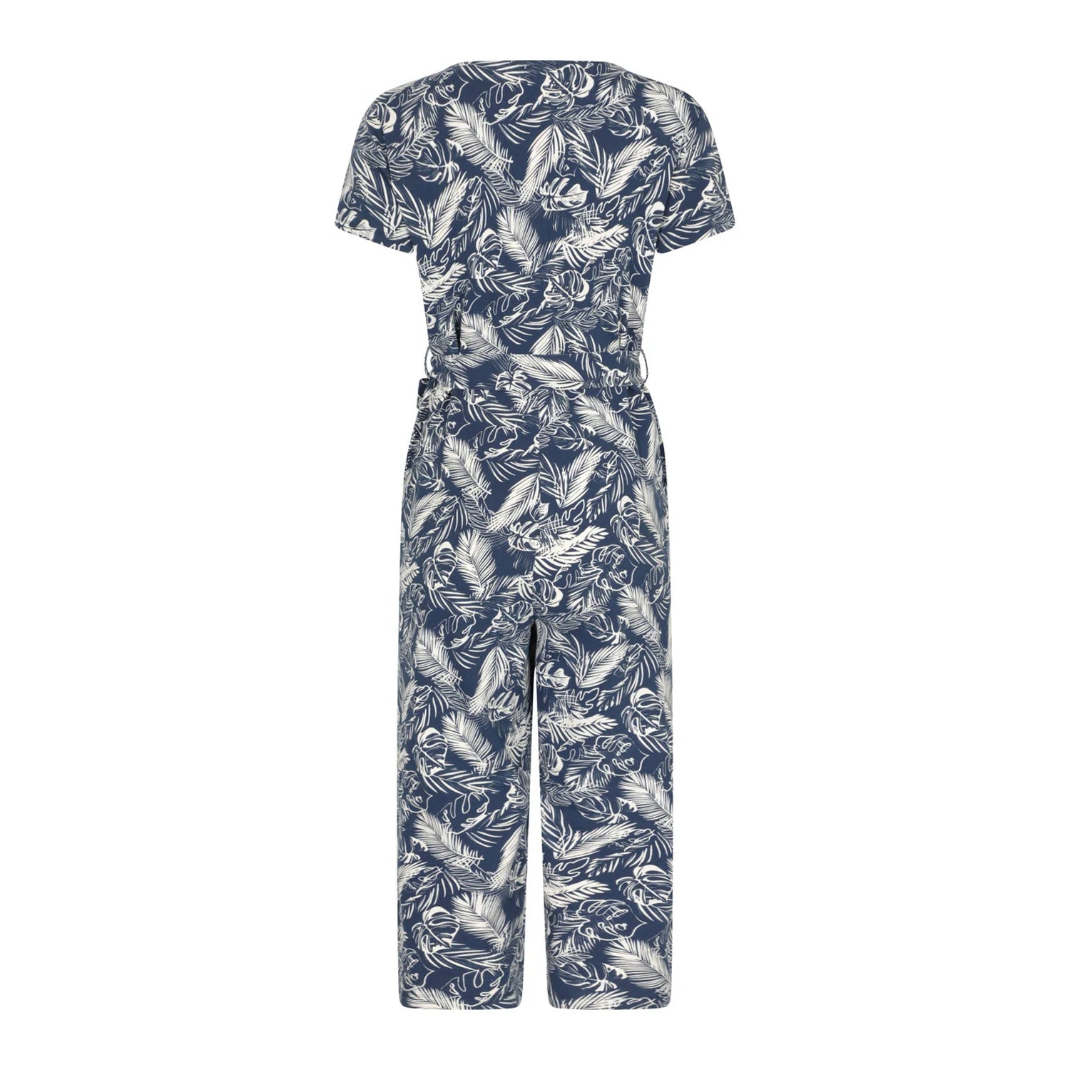 Dark Blue - Back - Mountain Warehouse Womens-Ladies Santorini Leaves Wrap Jumpsuit