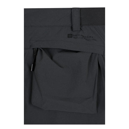 Black - Side - Mountain Warehouse Mens Wander Packaway Shorts