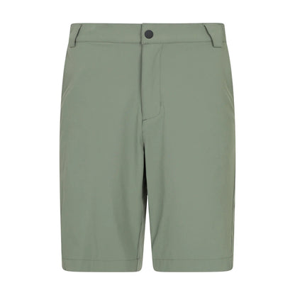 Light Khaki - Front - Mountain Warehouse Mens Wander Packaway Shorts