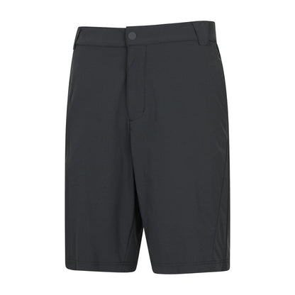 Black - Front - Mountain Warehouse Mens Wander Packaway Shorts