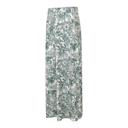 Green - Side - Mountain Warehouse Womens-Ladies Shore Jersey Cotton Blend Long Skirt