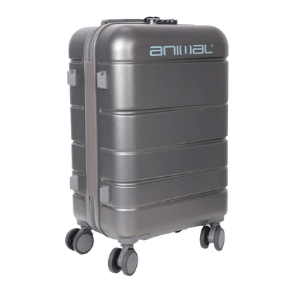Grey - Side - Animal Travel 80L Suitcase