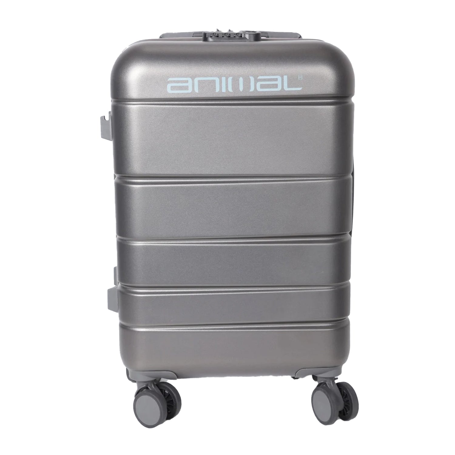 Grey - Front - Animal Travel 80L Suitcase