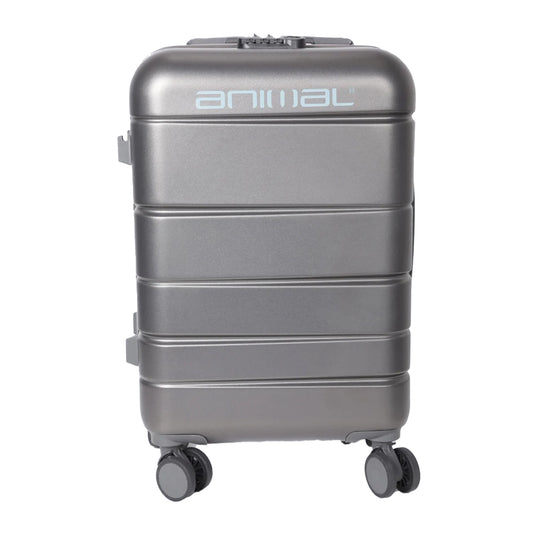Grey - Front - Animal Travel 80L Suitcase
