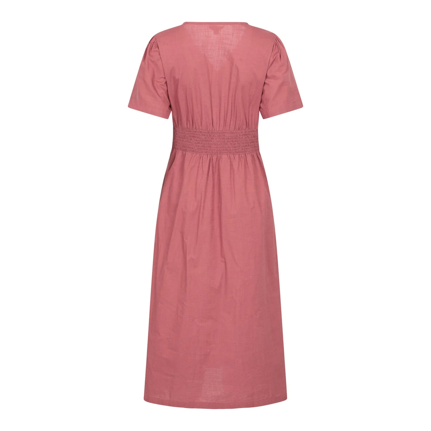 Pink - Back - Mountain Warehouse Womens-Ladies Riviera Button Through Midi Dress