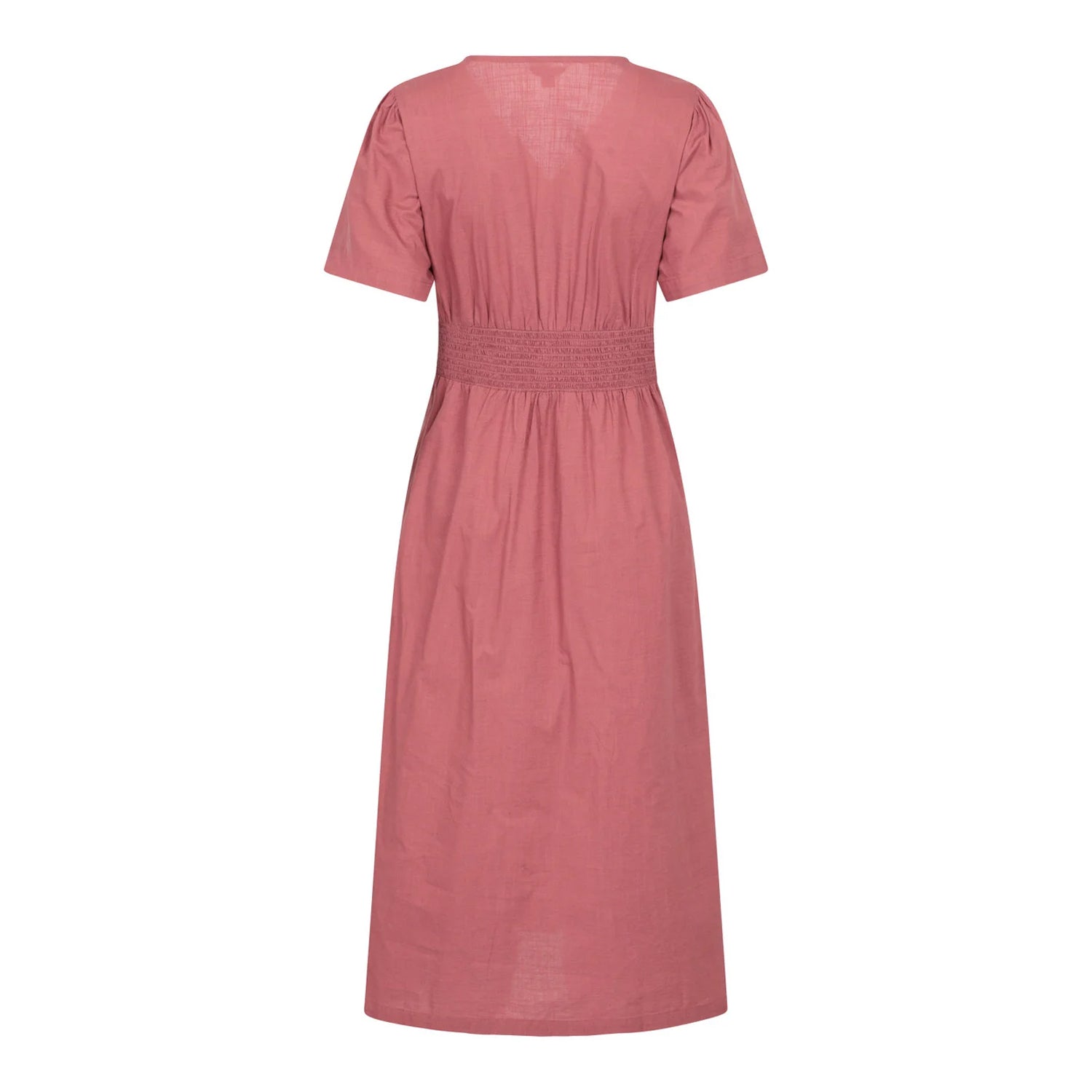 Pink - Back - Mountain Warehouse Womens-Ladies Riviera Button Through Midi Dress