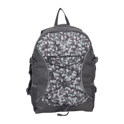 Dark Grey - Side - Mountain Warehouse Bolt Floral 18L Backpack