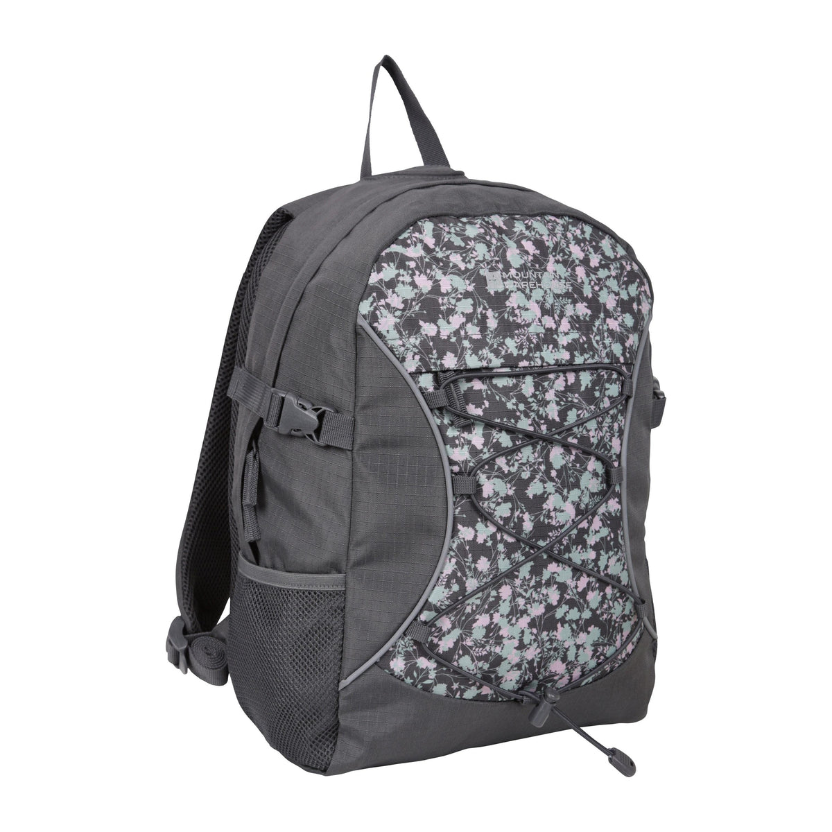 Dark Grey - Front - Mountain Warehouse Bolt Floral 18L Backpack
