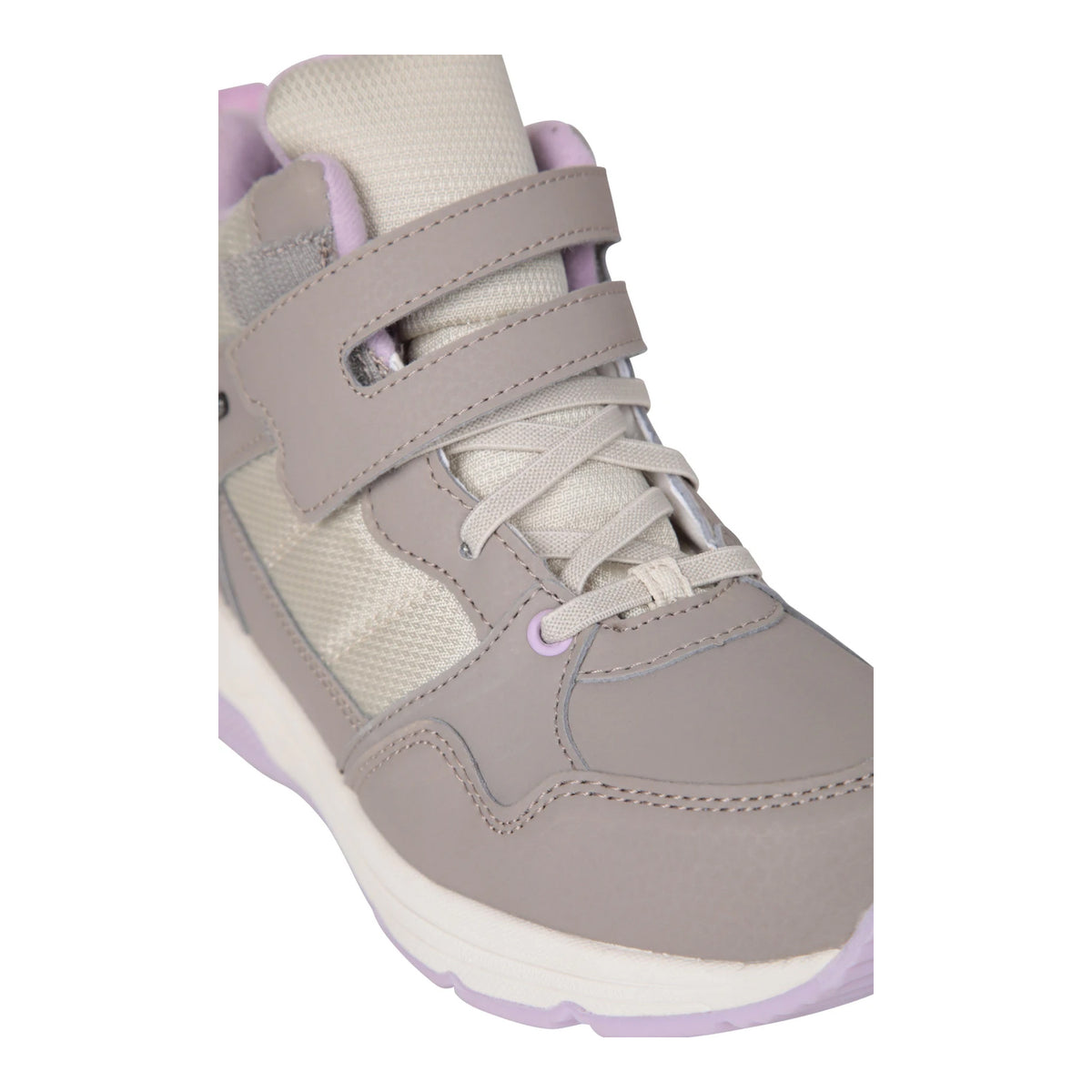 Light Beige - Close up - Mountain Warehouse Childrens-Kids Birch Suede Waterproof Walking Boots