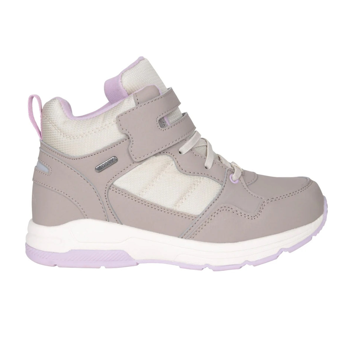 Light Beige - Front - Mountain Warehouse Childrens-Kids Birch Suede Waterproof Walking Boots