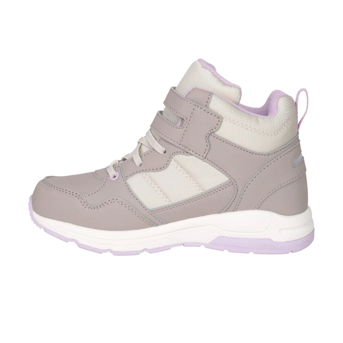Light Beige - Side - Mountain Warehouse Childrens-Kids Birch Suede Waterproof Walking Boots