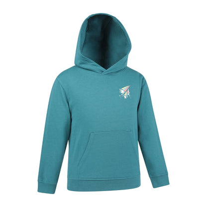 Blue - Side - Mountain Warehouse Childrens-Kids Shooting Star Soft Hoodie