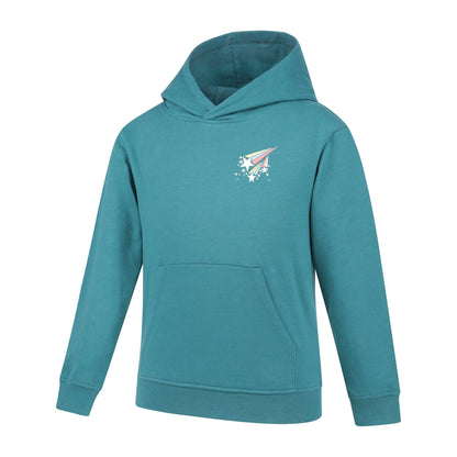 Blue - Lifestyle - Mountain Warehouse Childrens-Kids Shooting Star Soft Hoodie