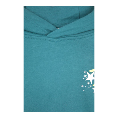 Blue - Close up - Mountain Warehouse Childrens-Kids Shooting Star Soft Hoodie