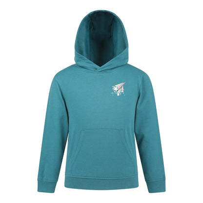 Blue - Front - Mountain Warehouse Childrens-Kids Shooting Star Soft Hoodie