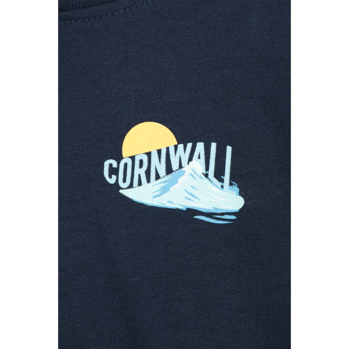 Dark Blue - Close up - Mountain Warehouse Childrens-Kids Regional Cornwall Hoodie