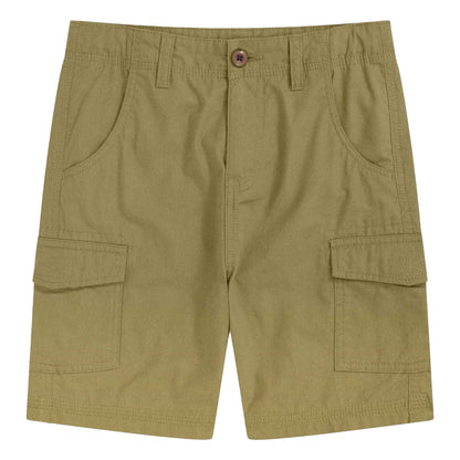 Khaki Green - Front - Animal Boys Atlantis Lightweight Cargo Shorts