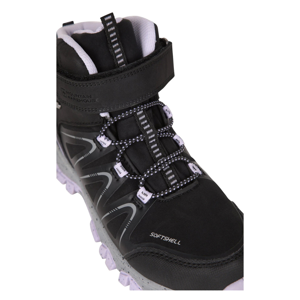 Black - Lifestyle - Mountain Warehouse Childrens-Kids Crossroad Walking Boots