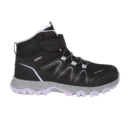 Black - Front - Mountain Warehouse Childrens-Kids Crossroad Walking Boots