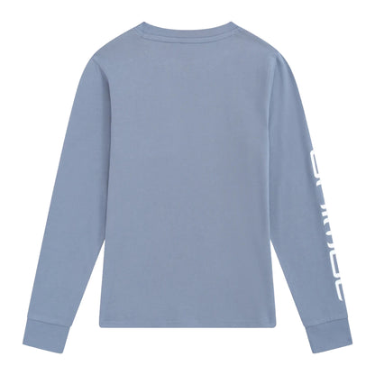 Blue - Back - Animal Boys Tommy Long-Sleeved T-Shirt