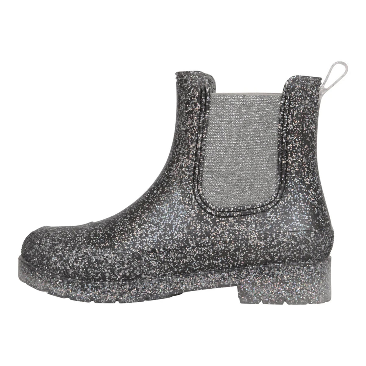 Black - Side - Mountain Warehouse Childrens-Kids Ziggy Glitter Wellington Boots