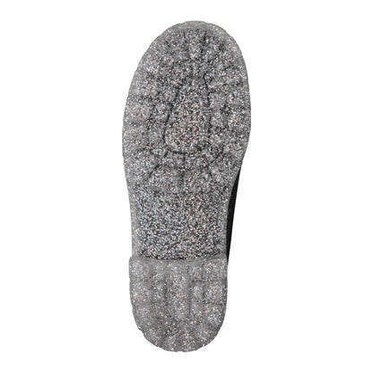Black - Lifestyle - Mountain Warehouse Childrens-Kids Ziggy Glitter Wellington Boots