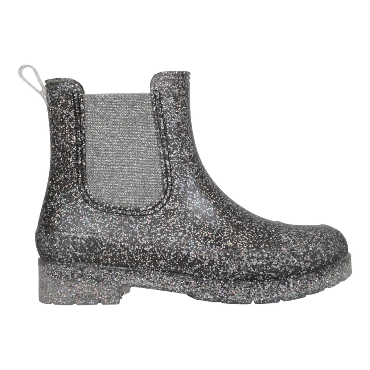 Black - Front - Mountain Warehouse Childrens-Kids Ziggy Glitter Wellington Boots