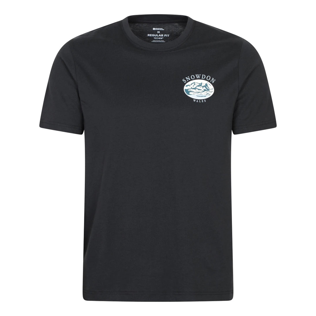 Black - Front - Mountain Warehouse Mens Snowdon Short-Sleeved T-Shirt