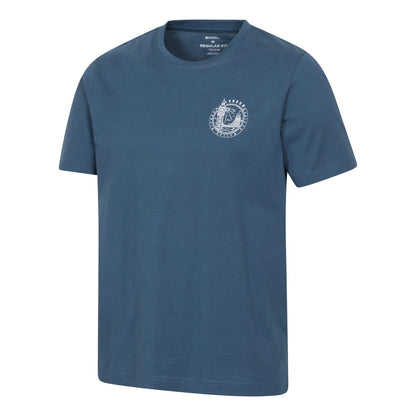 Dark Blue - Side - Mountain Warehouse Mens London Short-Sleeved T-Shirt