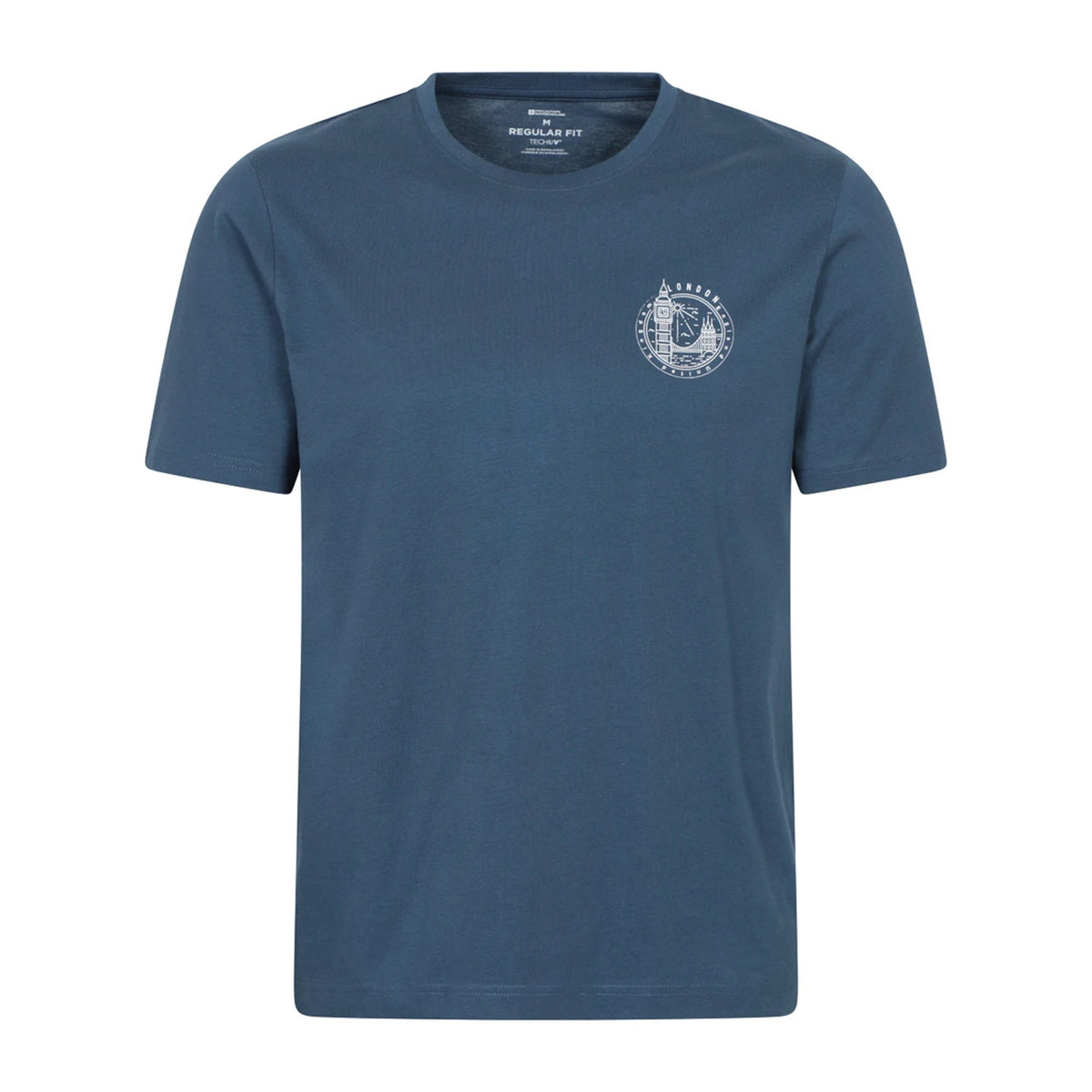 Dark Blue - Front - Mountain Warehouse Mens London Short-Sleeved T-Shirt