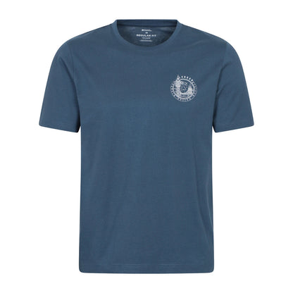Dark Blue - Front - Mountain Warehouse Mens London Short-Sleeved T-Shirt