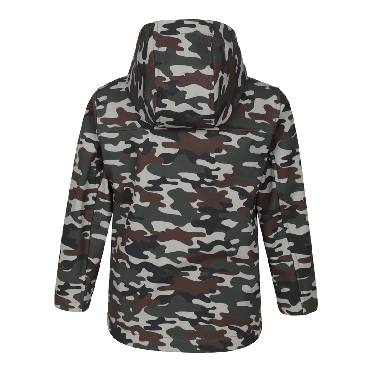 Tan - Back - Mountain Warehouse Childrens-Kids Exodus Soft Shell Jacket