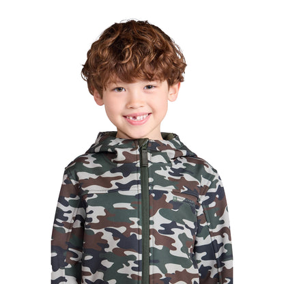 Tan - Lifestyle - Mountain Warehouse Childrens-Kids Exodus Soft Shell Jacket