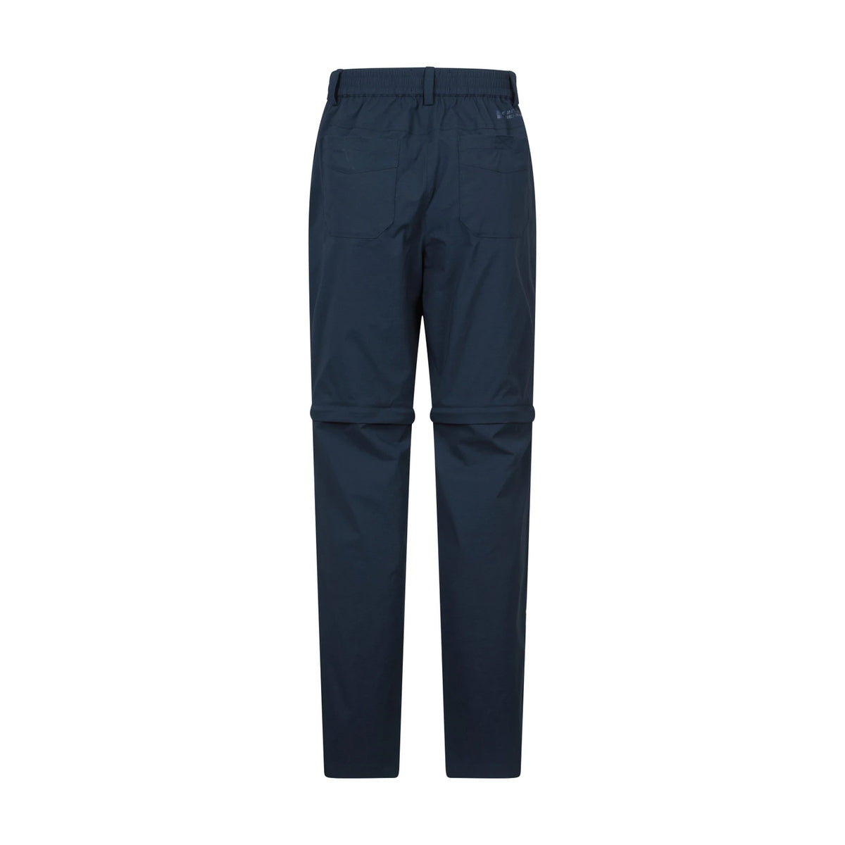 Navy - Back - Mountain Warehouse Womens-Ladies Delta Stretch Zip-Off Trousers