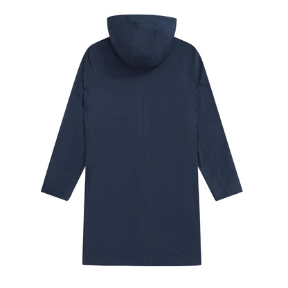 Navy - Back - Animal Womens-Ladies Mistral Long Length Waterproof Jacket