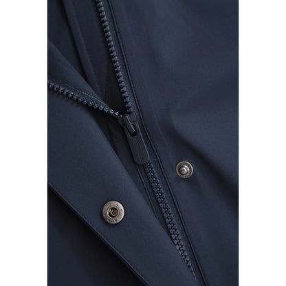 Navy - Lifestyle - Animal Womens-Ladies Mistral Long Length Waterproof Jacket