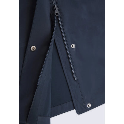 Navy - Pack Shot - Animal Womens-Ladies Mistral Long Length Waterproof Jacket