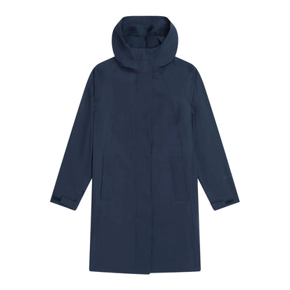 Navy - Front - Animal Womens-Ladies Mistral Long Length Waterproof Jacket