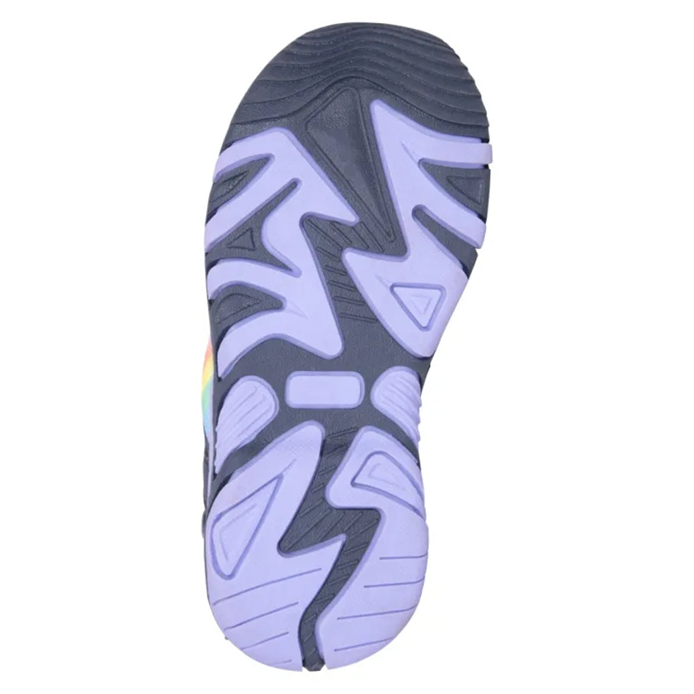 Lilac - Pack Shot - Mountain Warehouse Childrens-Kids Seaside Sandals